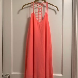 Double Zero Hot Pink Flowy Dress